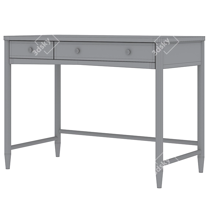 Hampshire Kids Desk - Stylish and Functional 3D model image 5