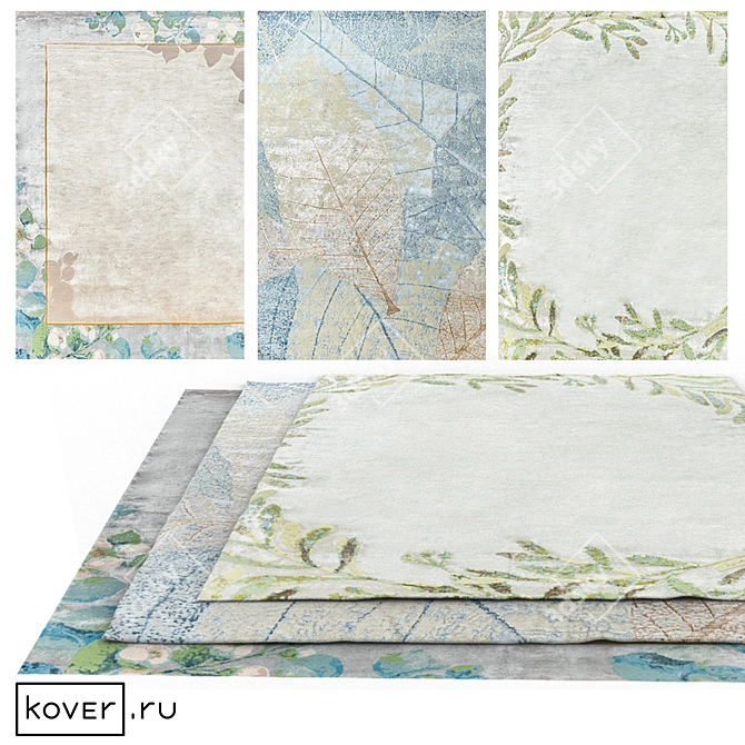 Floristry Carpets Set | Art de Vivre | Kover.ru 3D model image 1