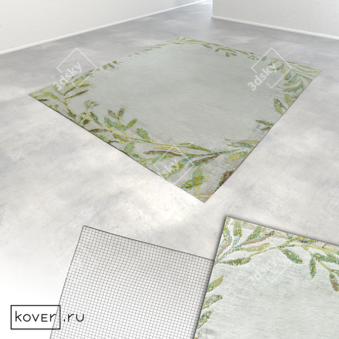 Floristry Carpets Set | Art de Vivre | Kover.ru 3D model image 4