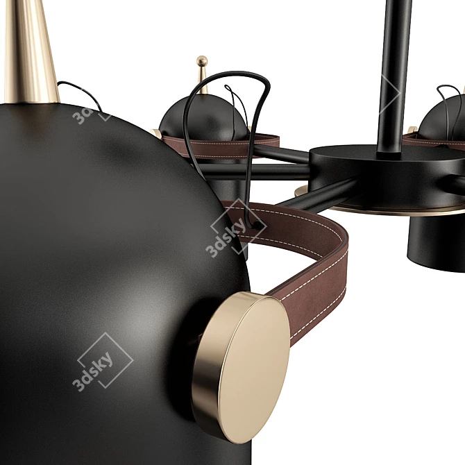 Sleek Bullet Design-Lamp 3D model image 2