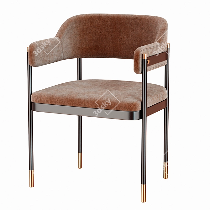 Sophisticated Dale Chair: Modern Design, High Quality 3D model image 2