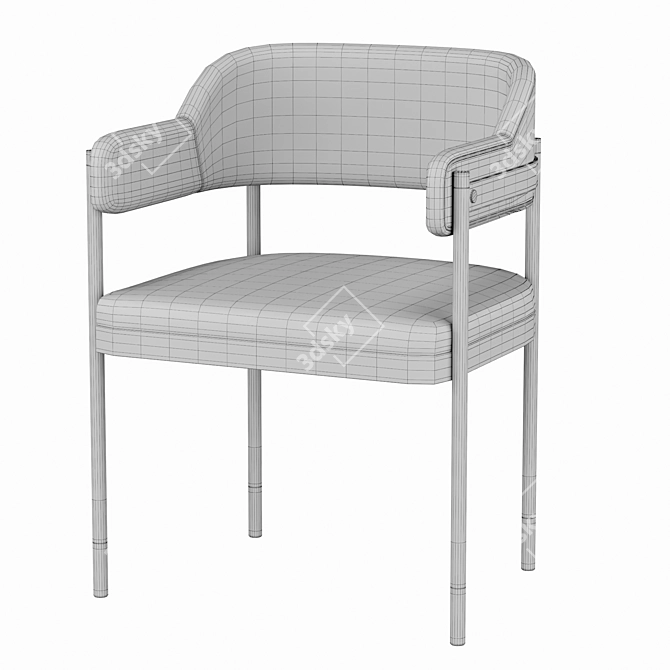 Sophisticated Dale Chair: Modern Design, High Quality 3D model image 4