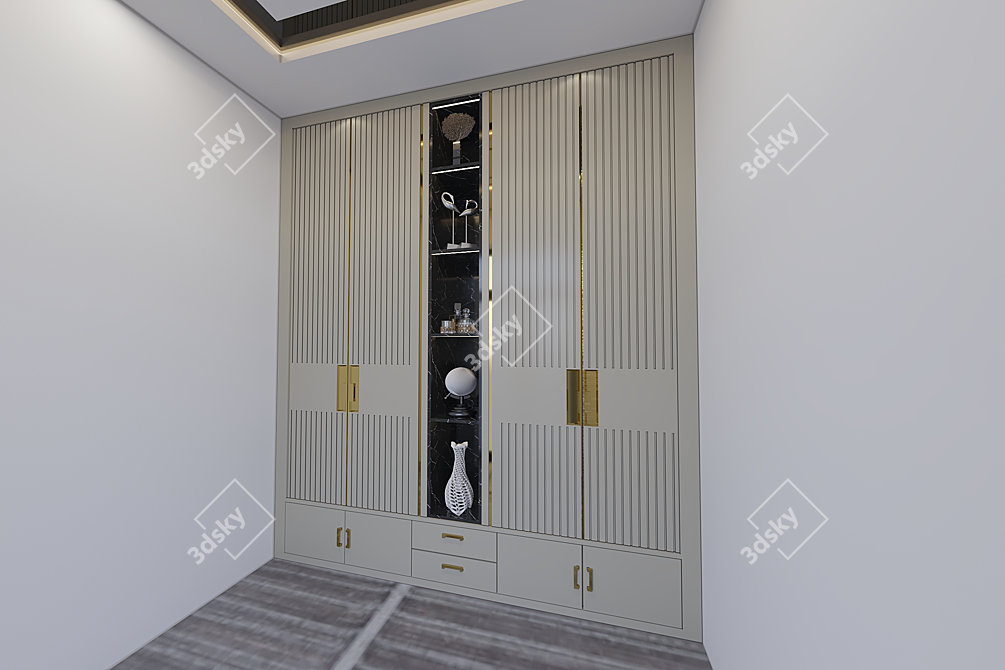 Modern Cabinet 3D model image 3