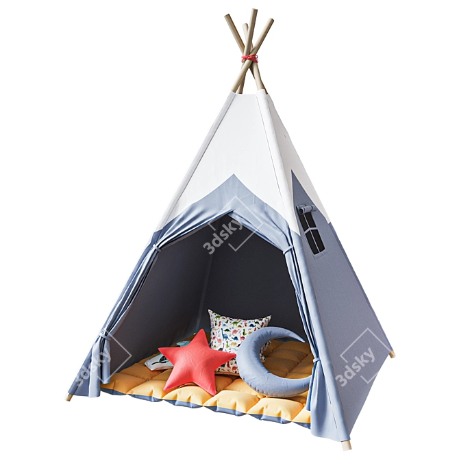 Kids' Adventure Teepee 3D model image 1