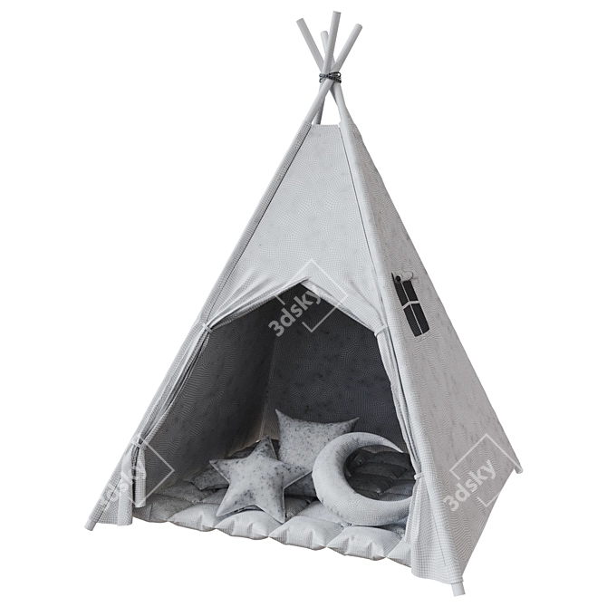 Kids' Adventure Teepee 3D model image 3