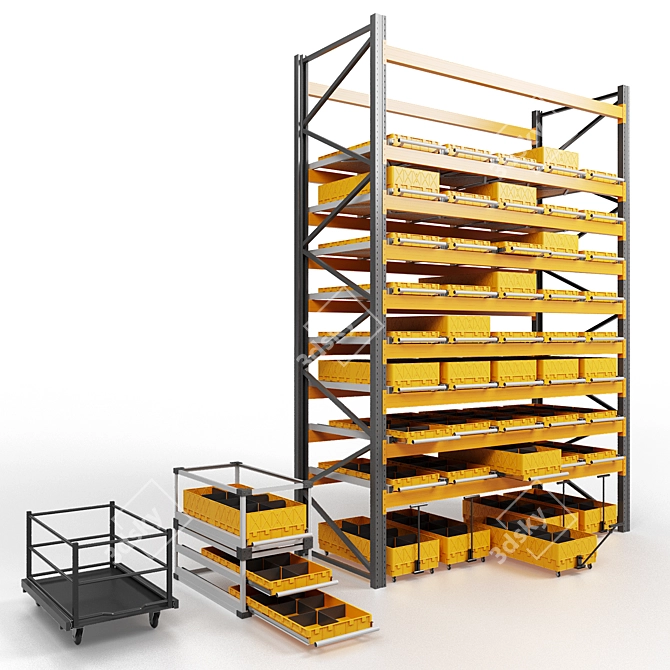 Modular Storage Solutions 3D model image 1