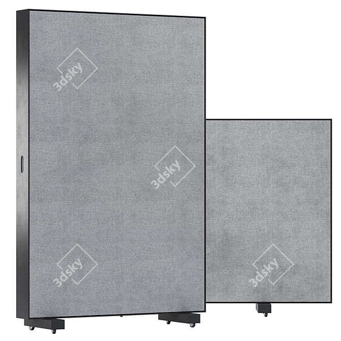 SilentWrite Sound-Absorbing Wall Panels 3D model image 6