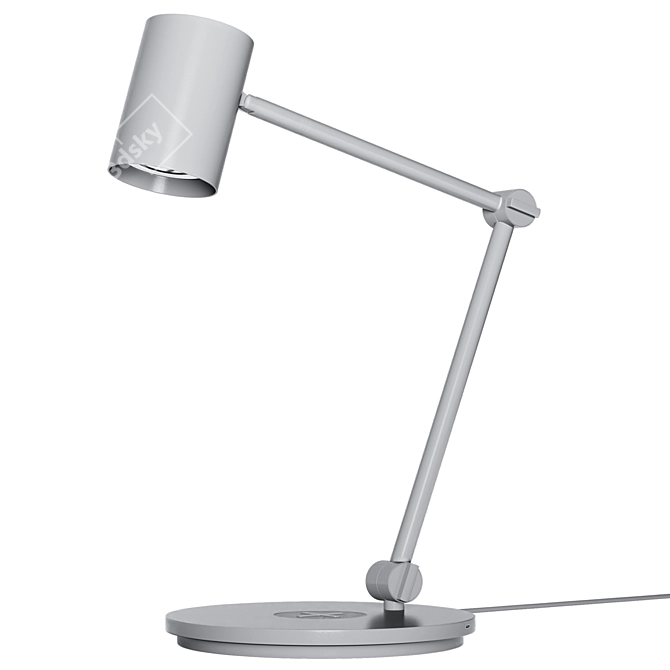 Modern Wireless Charging Table Lamp 3D model image 11