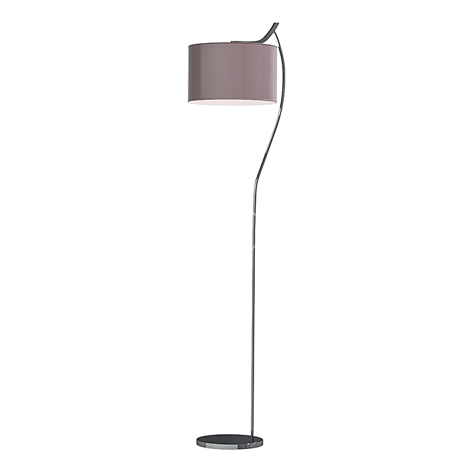 Elegant Hilton Floor Lamp 3D model image 1