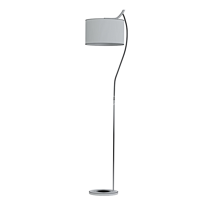 Elegant Hilton Floor Lamp 3D model image 2