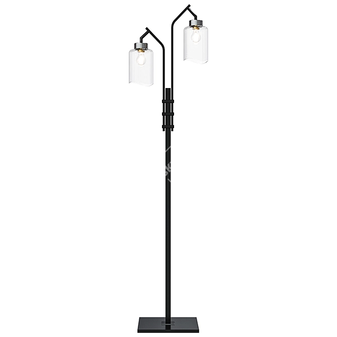 Elegant Fortuna Floor Lamp 3D model image 1