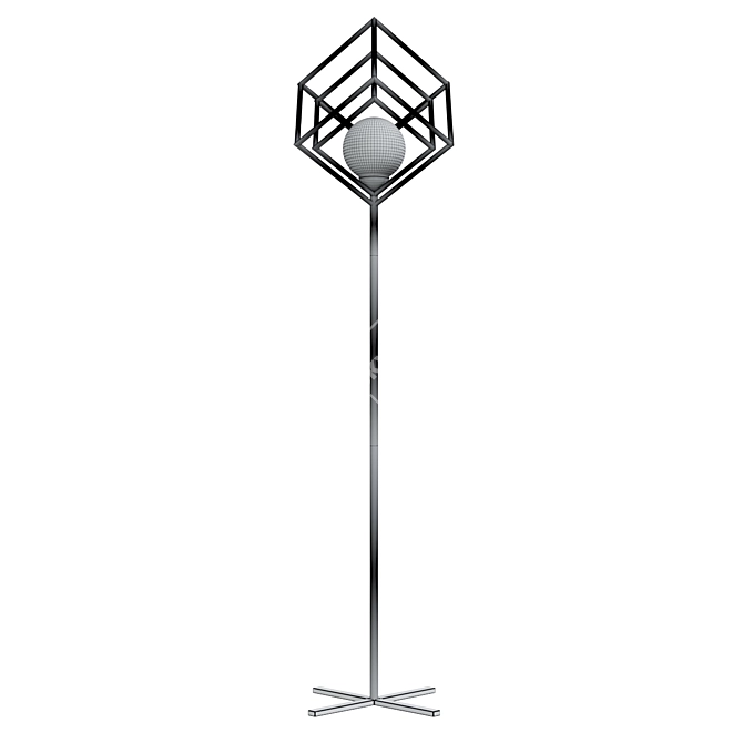 Prism Floor Lamp: Modern Elegance 3D model image 2