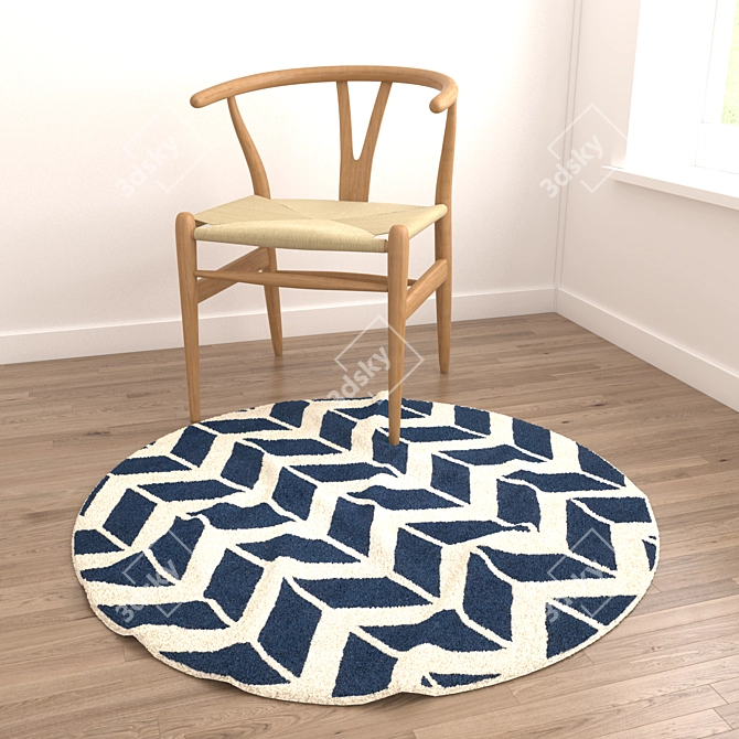 Versatile Set of 8 Rugs 3D model image 3