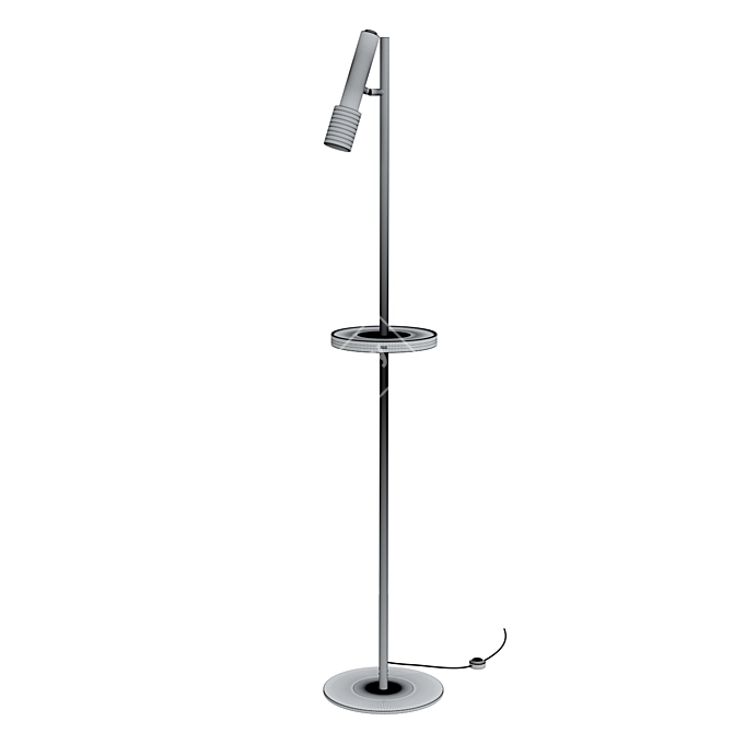 Odeon Light Mehari Floor Lamp - Elegant Lighting Solution 3D model image 2