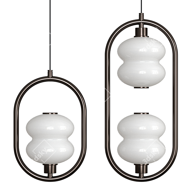 Alda Ring Pendant Light 3D model image 2