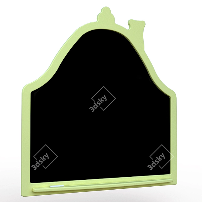 Enchanting Fairy House Slate Board 3D model image 1