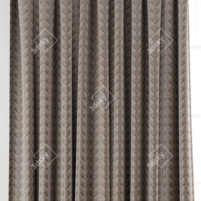 Polygonal Curtain Model 3D model image 5