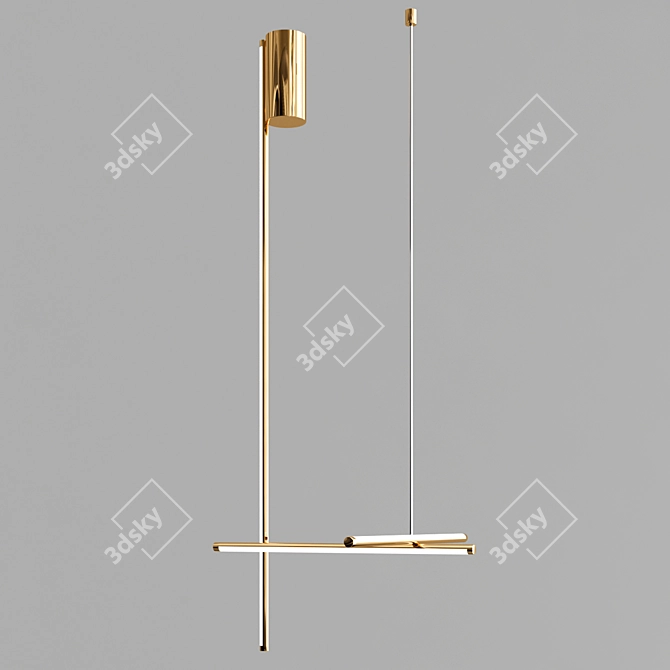 Modern LED Pendant Collection: Coordinates C1 3D model image 3