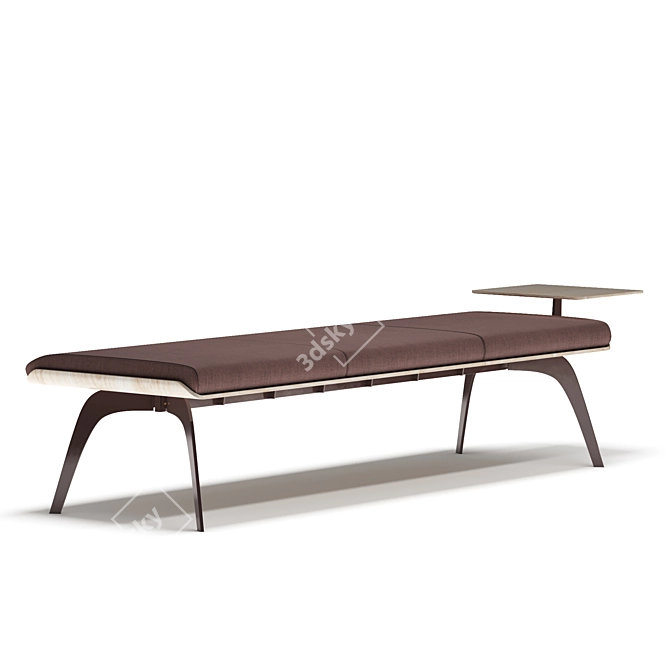 GORDON Millipede Bench Extension 3D model image 2