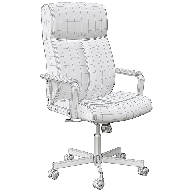 Ergonomic Study Chair - Millberget 3D model image 5