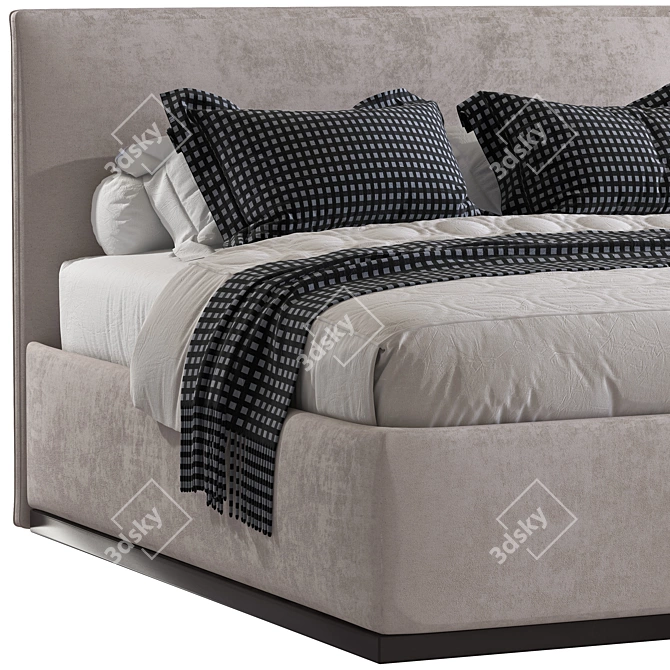 Luxury Dream Beds: Unbelievable Comfort 3D model image 2