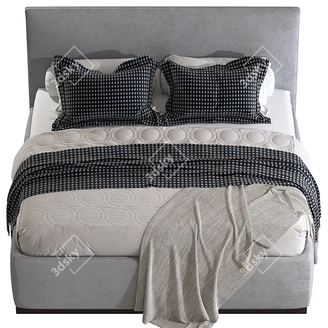 Luxury Dream Beds: Unbelievable Comfort 3D model image 5