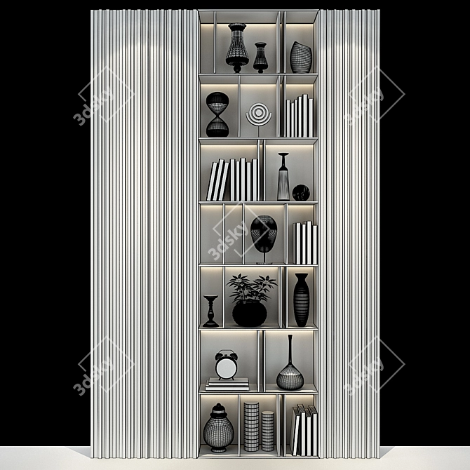Modern Furniture Composition Set 3D model image 2
