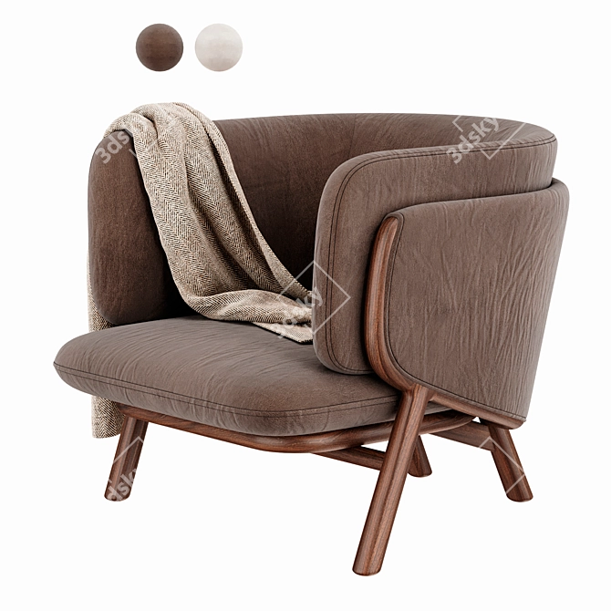 Stanley Classic Armchair - Timeless Design 3D model image 4