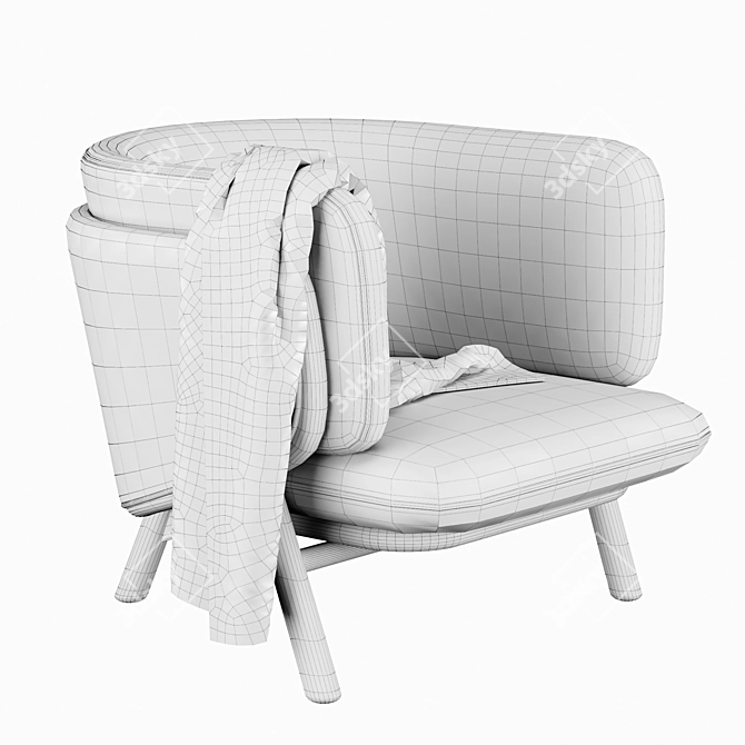 Stanley Classic Armchair - Timeless Design 3D model image 7