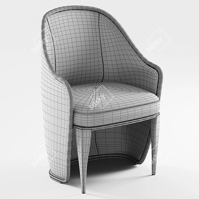 Luxurious Versailles Chair by Bruno Zampa 3D model image 2