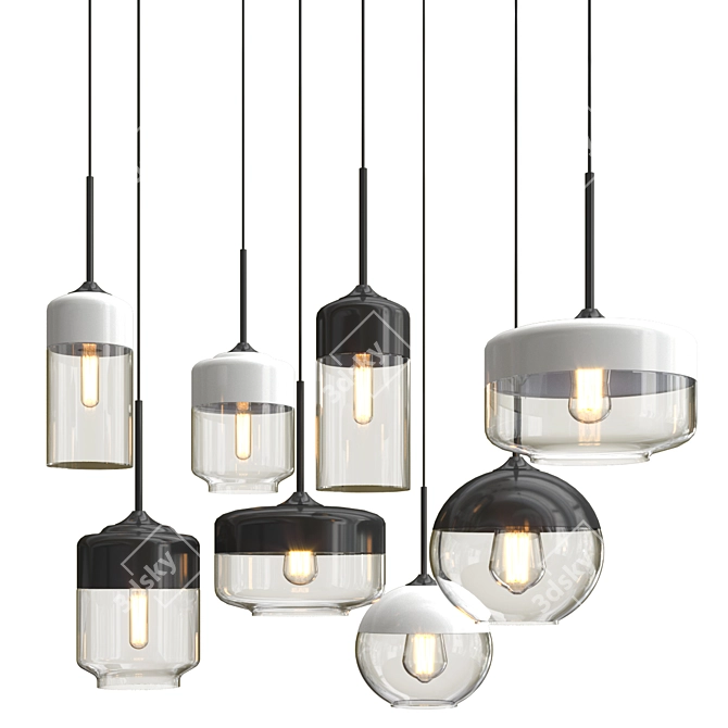 NORD Pendant Lights 3D model image 1