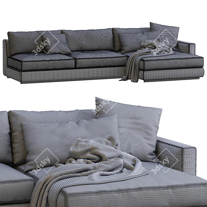 Minimalist Ferlea Sofa (2013) 3D model image 4