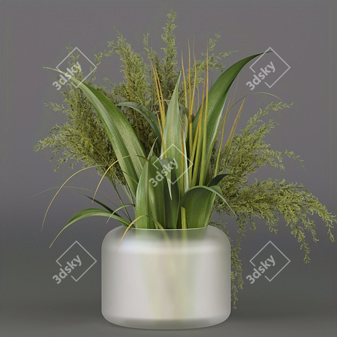 Indoor Pine Flower Bouquet - Collection 268 3D model image 2