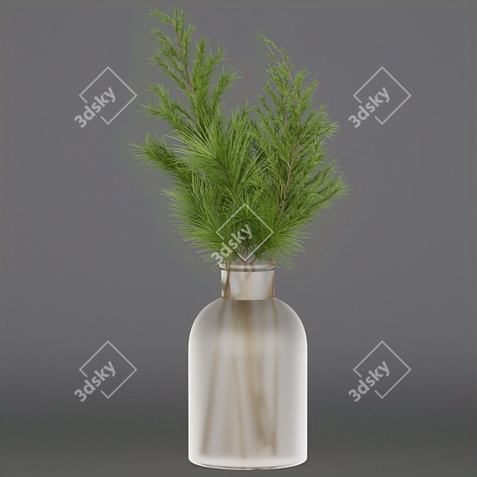 Indoor Pine Flower Bouquet - Collection 268 3D model image 4