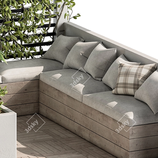 Architect 47: Roof Garden & Balcony Furniture 3D model image 2