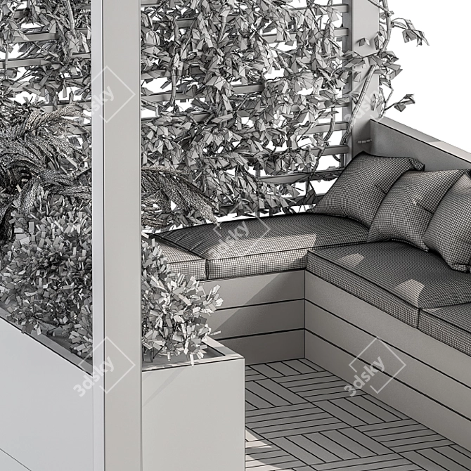 Architect 47: Roof Garden & Balcony Furniture 3D model image 5