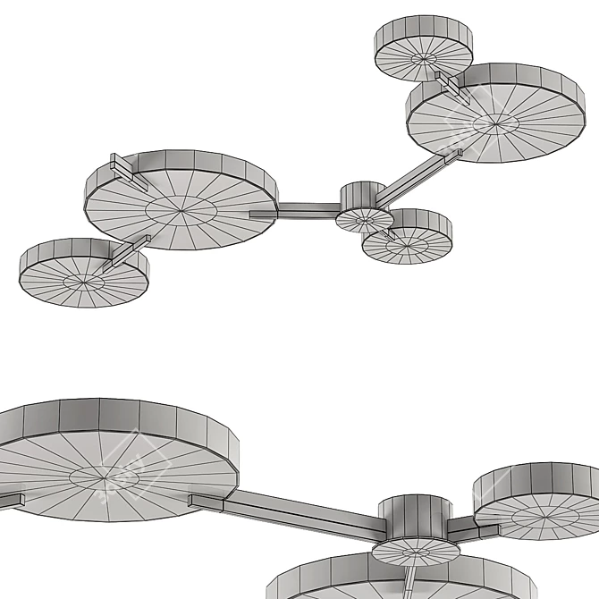 Mida: Contemporary Design Lamp 3D model image 2