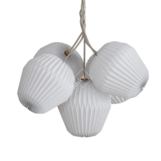 Elegant Bouquet Pendant, Le Klint 3D model image 1