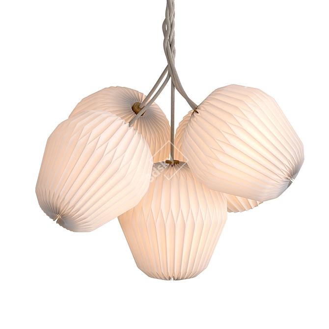 Elegant Bouquet Pendant, Le Klint 3D model image 2