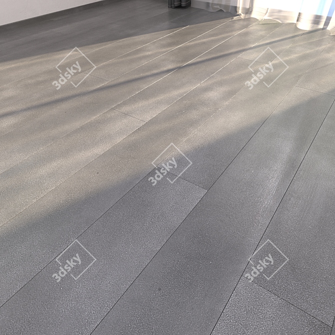 Silver Parquet Floor: HD Textures, Corona + Vray Render 3D model image 1