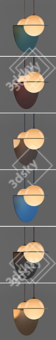 Stylish Pendant Lamp Laurent 01 3D model image 2