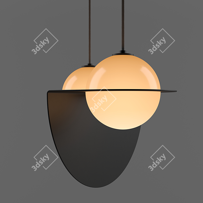 Stylish Pendant Lamp Laurent 01 3D model image 10