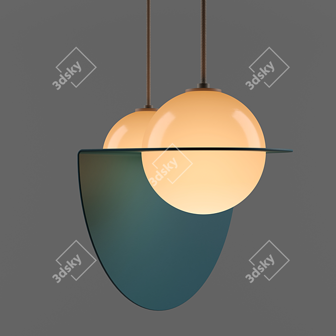 Stylish Pendant Lamp Laurent 01 3D model image 11