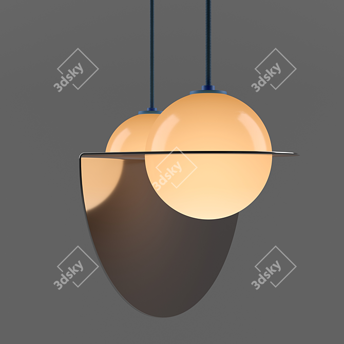 Stylish Pendant Lamp Laurent 01 3D model image 13