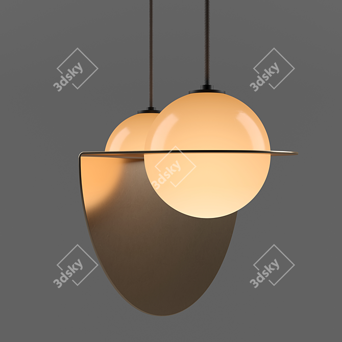 Stylish Pendant Lamp Laurent 01 3D model image 14