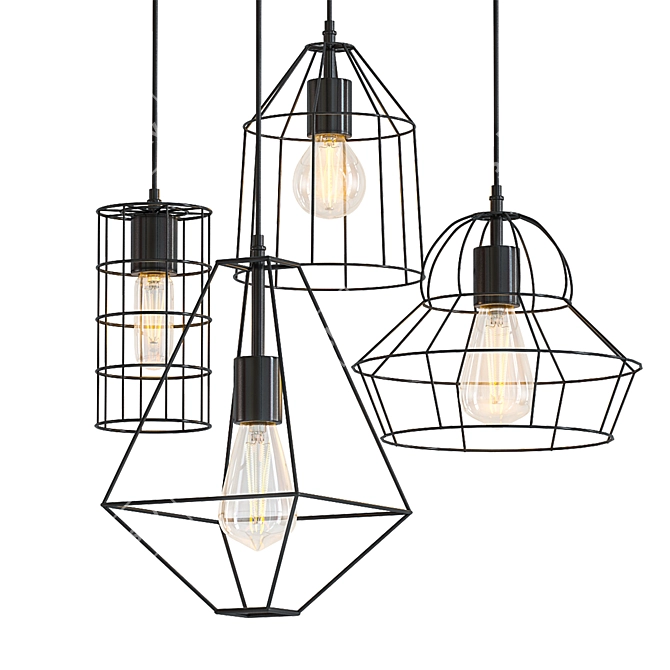 Customizable Lighting Fixtures 3D model image 1