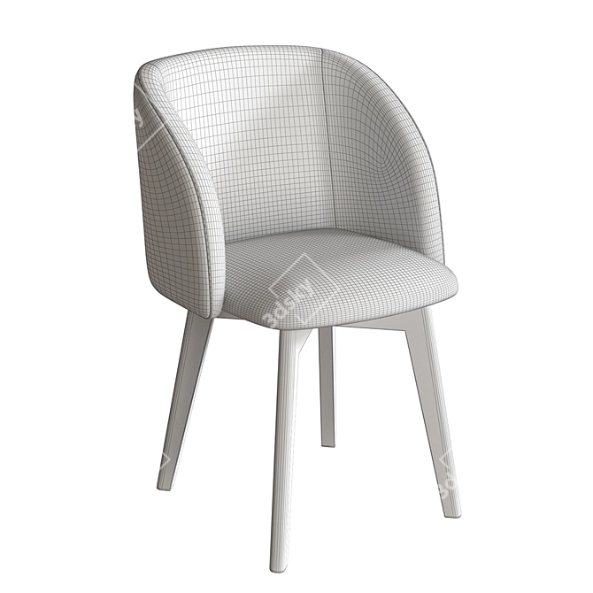Milli Array Compact Chair 3D model image 4