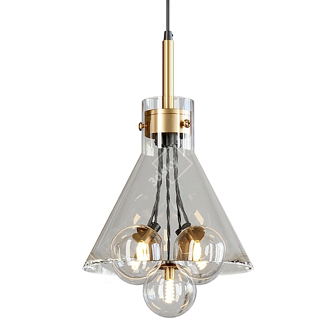 Modern Vappe Pendant Lamp 3D model image 2