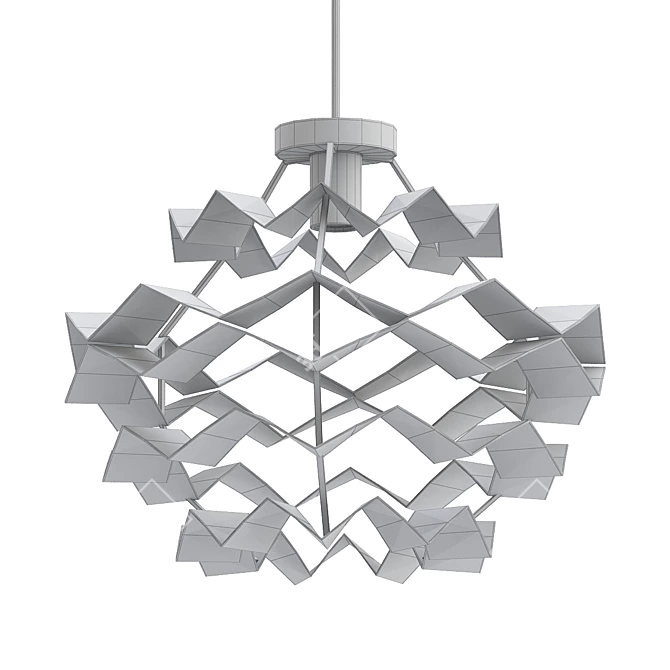 Grey Gomez Chandelier 3D model image 2