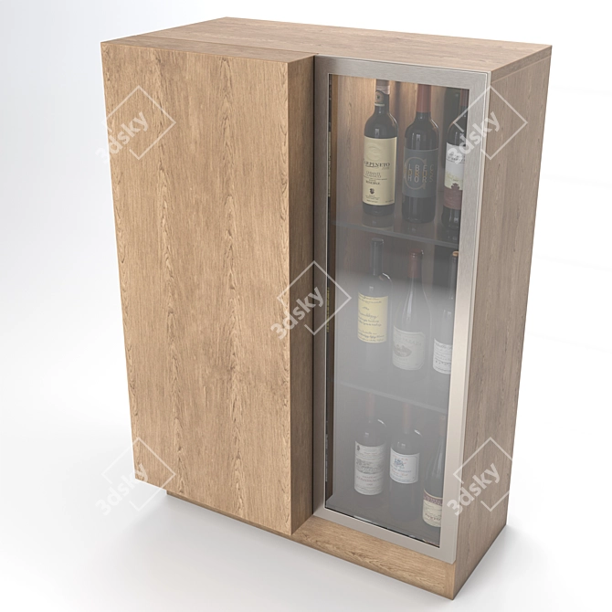 Modern Bar Cabinet Giulia 3D model image 2